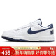 耐克NIKE男子休閑鞋 BIG NIKE LOW 運動(dòng)鞋355152-140白藍 42