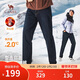 駱駝（CAMEL）男裝直筒牛仔褲男秋冬加絨保暖戶(hù)外通勤休閑長(cháng)褲子M15CAJB024