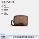 蔻馳（COACH）【品牌直供】女士手拿包小方包手腕包零錢(qián)包PVC配皮CW907新年禮物