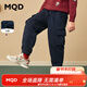 馬騎頓（MQD）【棉褲】MQD童裝男童加厚夾棉休閑褲22冬兒童寬松保暖工裝褲 藏青 110 (S)