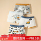 俞兆林兒童內褲男童棉短褲中大童四角褲不夾pp透氣平角褲4條  XL