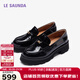 萊爾斯丹萊福家族2025新款英倫復古樂(lè )福飾扣單鞋女45302 黛瓦黑BKB 37