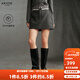 艾諾絲雅詩(shī)【商場(chǎng)同款】2025冬季新款通勤百搭西裝短裙高腰半身裙女41023526 煙灰色 S