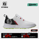 FootJoy高爾夫球鞋FJ男女童鞋Fuel青少年運動(dòng)輕量防滑舒適透氣兒童運動(dòng)鞋 白/黑45034 37.5 碼=美碼6碼