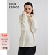 BLUE ERDOS針織衫女秋冬高領(lǐng)簡(jiǎn)約寬松百搭毛衣套衫B236A0066 珍珠白 165/84A/M