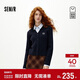 森馬（Semir）商場(chǎng)同款|森柔針織開(kāi)衫女冬季襯衫領(lǐng)假兩件2025毛衫101725107022