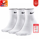 耐克（NIKE）男襪女襪 25新款訓練透氣短中長(cháng)襪快干休閑跑步健身運動(dòng)nike襪子 熱推/簡(jiǎn)約經(jīng)典白色/三雙裝/中襪 L/26-28厘米/42-46碼