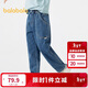 巴拉巴拉童裝兒童男童牛仔褲秋裝長(cháng)褲工裝風(fēng)24108103