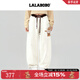 LALABOBO【玩偶熊系列】衛褲25年冬新原創(chuàng  )高級抽繩百搭保暖褲RBED-WXZC17 本白色 L