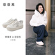 莎莎蘇【蔡文靜同款】25秋冬厚底增高板鞋百搭通勤運動(dòng)休閑鞋ZA65569-10