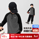 左西男童德絨打底衫半高領(lǐng)2025新款兒童冬裝男孩長(cháng)袖T恤潮 黑色 150