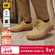 卡特（CAT）休閑皮鞋工裝鞋男鞋經(jīng)典款EXPRESSWAY牛皮固特異工作鞋通勤鞋 黃色P721418 42
