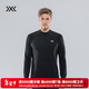 XBIONIC橡樹(shù)高爾夫長(cháng)袖男長(cháng)袖T恤打底舒適小立領(lǐng)保暖日常休閑 22157 炭黑 M