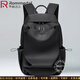 羅梅達爾（Rommedal）新款雙肩包男女防水大容量學(xué)生書(shū)包休閑時(shí)尚電腦包旅行背包 黑色（高44*寬30*厚17）