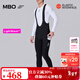 MBO LightWarm?男子秋冬儲物抓絨背帶騎行長(cháng)褲 雙箭頭T160C 黑色-A款【官補7折】【10-22℃】 M