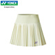 尤尼克斯（YONEX）網(wǎng)球服羽毛球比賽訓練運動(dòng)舒適防走光百褶裙女2201326TCR香檳L