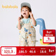 巴拉巴拉寶寶短袖套裝男女童夏裝洋氣背帶褲兩件套2025時(shí)髦潮209225119203