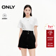 ONLY2025秋季新款時(shí)尚百搭高腰顯瘦A字短褲牛仔褲女|125143004 J09深牛仔灰色 L