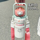 希樂(lè )（cille）保溫杯女學(xué)生高顏值吸管水杯子大容量?jì)和蠈W(xué)專(zhuān)用便攜斜跨熱水壺 蛋粉白800ml【贈大嘴貼/斜挎背帶】