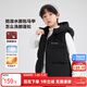 左西男童羽絨馬甲外穿保暖2025新款兒童三防連帽背心外套 黑色 150