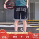 JordanNIKE耐克童裝男童短褲夏季兒童籃球短褲 正黑色 160(L) 