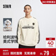 森馬（Semir）[商場(chǎng)同款]哈利波特聯(lián)名長(cháng)袖T恤男美式學(xué)院25秋純棉101525101101