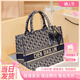 香港真皮包包女包2025新款托特包大容量通勤包上班手提包單肩大包 藍色 送媽媽的生日禮物送老婆送長(cháng)輩