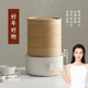 olayks立時(shí)【品牌直營(yíng)】竹籠電蒸鍋 竹木蒸籠蒸鍋 家用小型早餐機電蒸鍋竹籠多功能鍋 竹蒸籠蒸鍋 送食譜 7.8L 【加寬款】三層24cm寬竹籠