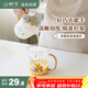 樹(shù)可高硼硅玻璃量杯帶刻度食品級耐高溫微波爐加熱奶烘焙打蛋杯子加厚