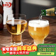 青蘋(píng)果水晶玻璃啤酒杯 家用精釀扎啤杯子水晶玻璃冷飲果汁杯6只裝