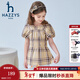 哈吉斯（HAZZYS）童裝女童上衣夏新品舒適百搭簡(jiǎn)約圓領(lǐng)顯瘦裙式上衣 格 165