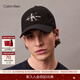 Calvin KleinJeans【新年禮物】男女情侶ck刺繡純棉休閑運動(dòng)鴨舌棒球帽隨心選 4G5004G-UB1-太空黑 均碼 OS
