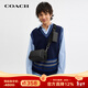 蔻馳（COACH）【京東奧萊】【品牌直供】男士AXEL小號單肩斜挎包七夕情人節禮物 炭黑色