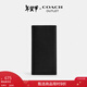蔻馳（COACH）【新年禮物】奧萊男士胸袋錢(qián)包手拿包證件包卡包 黑色