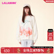 拉拉波波春新品純棉可愛(ài)水果休閑衛衣女寬松套頭圓領(lǐng)上衣LBDA-WSTS45 米色 M