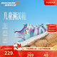 Skechers斯凱奇夏季童鞋女童涼鞋包頭護腳透氣魔術(shù)貼沙灘鞋公主鞋302721L