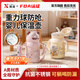 煦凜【日本】嬰兒保溫杯1-3歲外出防嗆寶寶學(xué)飲杯兒童吸管保溫水杯 粉色【送清洗套裝+備用吸嘴】  400ML