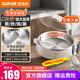 蘇泊爾（SUPOR）不銹鋼電餅鐺家庭用無(wú)涂層2025新款加大加深 煎餅鍋烤肉鍋 早餐機烙餅專(zhuān)用鍋 電烤盤(pán)0涂層 0涂層不銹鋼