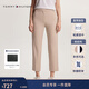 Tommy Hilfiger【萊賽爾斜紋】秋冬女裝商務(wù)通勤亞洲版直筒微彈西褲休閑褲 卡其色AEG 34