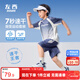 左西男童套裝速干運動(dòng)夏裝2025新款兒童短袖籃球服兩件套潮 藍色 130