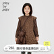 jnby by JNBY江南布衣童裝無(wú)袖羽絨A型連衣裙可愛(ài)公主圓領(lǐng)女童兒童1O0G12410 209/深棕 120cm