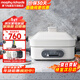 摩飛電器（Morphyrichards）多功能鍋家用 鴛鴦鍋電火鍋專(zhuān)用鍋料理鍋蒸煮炒一體涮烤肉鍋電烤盤(pán)分體式多用途電熱鍋旗艦 MR9088 富士白標配(帶深鍋盤(pán)+牛扒盤(pán)+蒸盤(pán))