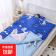 A類(lèi)全棉睡袋防踢被子神器加厚兒童中大童0-18歲被芯可洗四季通用 吉咪兔-宇宙飛船【防踢被神器】 大號外套 +棉花內膽一厚一薄送枕套枕芯