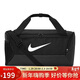 耐克（NIKE）男女訓練包 旅行包單肩包行李包桶包休閑包DM3976-010 黑