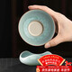 尚言坊哥窯茶漏過(guò)濾網(wǎng)茶濾泡茶工具全陶瓷一體濾茶器功夫茶具配件