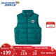 Skechers斯凱奇秋冬季新款男女中大童梭織羽絨服背心羽絨馬甲L424K032