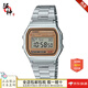 卡西歐（CASIO）【日本直郵 日本發(fā)貨】經(jīng)典小金表小方塊電子表水時(shí)尚百搭男女表 A158WEA-9JH【金色】
