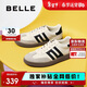 百麗復古拼色德訓鞋新款百搭簡(jiǎn)約運動(dòng)休閑鞋B2614AM5 米白 37