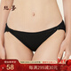絲界真絲內褲女抗菌舒適無(wú)痕褲衩100%桑蠶絲蝴蝶結蕾絲純色三角褲短褲