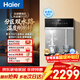 海爾（Haier）【麥浪套系】冷熱款雙水路管線(xiàn)機壁掛式凈水器伴侶100%真沸騰可出8℃冰水飲水機直飲機HGDZ2571-U1